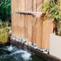 Ubbink Wasserfall mit LEDs Niagara 90 cm Edelstahl 1312126 Ubbink Wasserfall mit LEDs Niagara 90 cm Edelstahl 1312126