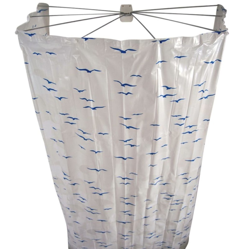 RIDDER Duschfaltkabine Ombrella 200 cm Blau 58203 RIDDER Duschfaltkabine Ombrella 200 cm Blau 58203