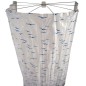 RIDDER Duschfaltkabine Ombrella 200 cm Blau 58203 RIDDER Duschfaltkabine Ombrella 200 cm Blau 58203