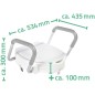 RIDDER WC-Sitz mit Sicherheitshaltegriff Weiß 150 kg A0072001 RIDDER WC-Sitz mit Sicherheitshaltegriff Weiß 150 kg A0072001