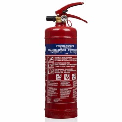 Smartwares Pulver-Feuerlöscher BB2 2 kg Klasse ABC Stahl 10.014.68