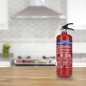 Smartwares Pulver-Feuerlöscher BB2 2 kg Klasse ABC Stahl 10.014.68 Smartwares Pulver-Feuerlöscher BB2 2 kg Klasse ABC Stahl 10.014.68