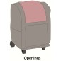 FLAMINGO 2-in-1 Haustier-Trolley & Rucksack Kiara 517743 FLAMINGO 2-in-1 Haustier-Trolley & Rucksack Kiara 517743