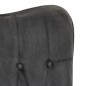vidaXL Schaukelstuhl Schwarz Vintage Canvas vidaXL Schaukelstuhl Schwarz Vintage Canvas