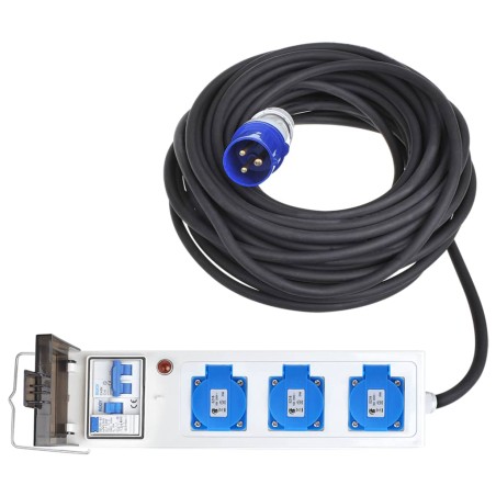 ProPlus Steckdosenleiste für Camping/Anhänger 20 m 3×Schuko