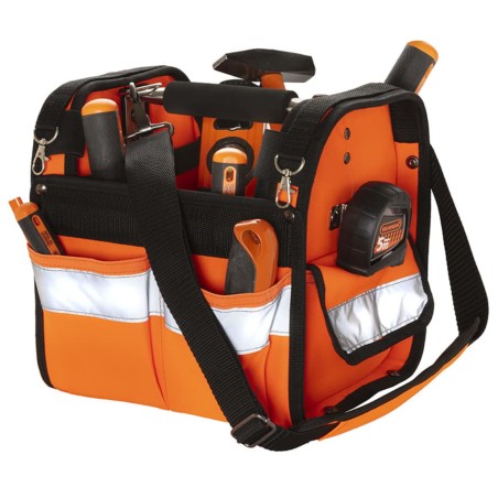 Toolpack Werkzeugtrage Hochsichtbar Distinct Orange und Schwarz