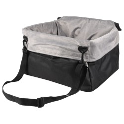 FLAMINGO Hunde-Autositz Ula Grau 41x36x25 cm