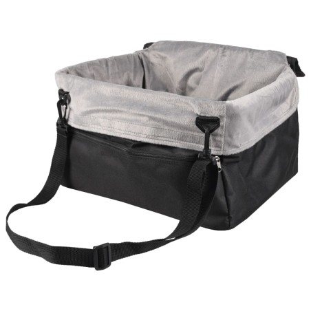 FLAMINGO Hunde-Autositz Ula Grau 41x36x25 cm