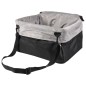 FLAMINGO Hunde-Autositz Ula Grau 41x36x25 cm FLAMINGO Hunde-Autositz Ula Grau 41x36x25 cm