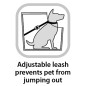 FLAMINGO Hunde-Autositz Ula Grau 41x36x25 cm FLAMINGO Hunde-Autositz Ula Grau 41x36x25 cm