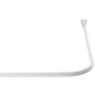 RIDDER Universal-Duschvorhangstange Weiß 160 x 70 cm RIDDER Universal-Duschvorhangstange Weiß 160 x 70 cm