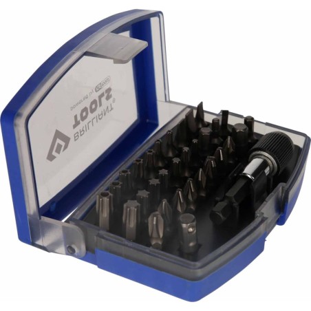 BRILLIANT TOOLS 32-tlg. Schraubendreher-Bitsatz 1/4" Stahl