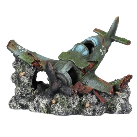 Aqua d'ella Aquarium-Dekoration Raven 27x22x16 cm Polyresin