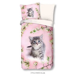 Good Morning Kinder-Bettwäsche-Set Pussycat 135×200 cm
