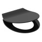 SCHÜTTE Toilettensitz SLIM BLACK Duroplast SCHÜTTE Toilettensitz SLIM BLACK Duroplast