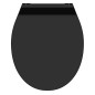 SCHÜTTE Toilettensitz SLIM BLACK Duroplast SCHÜTTE Toilettensitz SLIM BLACK Duroplast