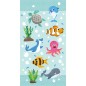 Good Morning Strandtuch SEAWORLD 75×150 cm Aquablau Good Morning Strandtuch SEAWORLD 75×150 cm Aquablau