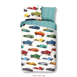 Good Morning Kinder Bettwäsche-Set Race 140×200/220 cm