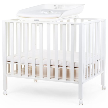 CHILDHOME Wickelunterlage für Bett/Laufstall Evolux Weiß
