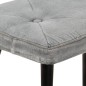 vidaXL Ohrensessel mit Hocker Grau Vintage Canvas vidaXL Ohrensessel mit Hocker Grau Vintage Canvas