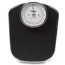 Perel Analoge Personenwaage 160 kg Schwarz