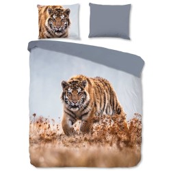 Good Morning Bettwäsche-Set TIGER 140x200/220 cm Mehrfarbig