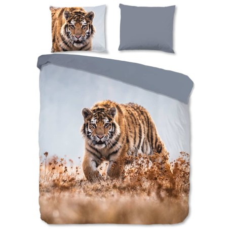 Good Morning Bettwäsche-Set TIGER 140x200/220 cm Mehrfarbig