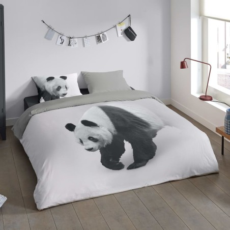 Pure Bettwäsche-Set PANDA 135x200 cm