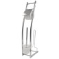 RIDDER 3-in-1 Stand-WC-Garnitur Fabio Chrom Glänzend RIDDER 3-in-1 Stand-WC-Garnitur Fabio Chrom Glänzend