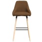 Barhocker Braun Stoff Barhocker Braun Stoff
