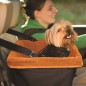 Kurgo Hunde-Autositz Skybox Schwarz und Orange