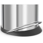 Hailo Tretmülleimer Harmony M 12L Edelstahl Hailo Tretmülleimer Harmony M 12L Edelstahl