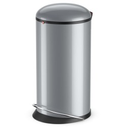 Hailo Tretmülleimer Harmony L 20L Silbern