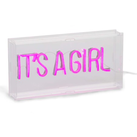 CHILDHOME Neon-Leuchtkasten It's A Girl Pink