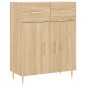 Highboard Sonoma-Eiche 69,5x34x180 cm Holzwerkstoff Highboard Sonoma-Eiche 69,5x34x180 cm Holzwerkstoff