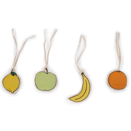 CHILDHOME 4-tlg. Spielzeug-Obst-Set für Erlebnisdecken