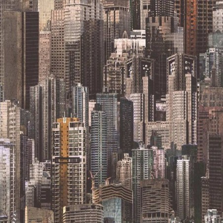 Noordwand Tapete Skyscrapers Braun
