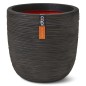 Capi Blumentopf Nature Rib 43x41 cm Dunkelbraun Capi Blumentopf Nature Rib 43x41 cm Dunkelbraun