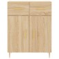 Highboard Sonoma-Eiche 69,5x34x180 cm Holzwerkstoff Highboard Sonoma-Eiche 69,5x34x180 cm Holzwerkstoff