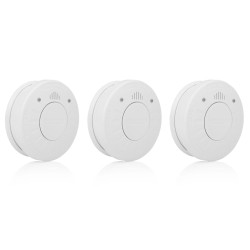 Smartwares Rauchmelder 3 Stk. 10x10x3,3 cm Weiß