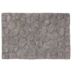 Sealskin Badematte Pebbles Baumwolle 60x90 cm Grau