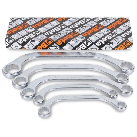 Beta Tools 3-tlg. Ringschlüssel-Set Gebogen 83/S3