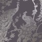 DUTCH WALLCOVERINGS Tapete Pfauen-Motiv Lila und Silbern DUTCH WALLCOVERINGS Tapete Pfauen-Motiv Lila und Silbern
