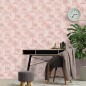 DUTCH WALLCOVERINGS Tapete Tropische Bäume Rosa DUTCH WALLCOVERINGS Tapete Tropische Bäume Rosa