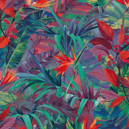 DUTCH WALLCOVERINGS Tapete Paradise Flower Grün