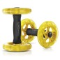 SKLZ Bauchtrainer Core Wheels Gelb und Schwarz SKLZ Bauchtrainer Core Wheels Gelb und Schwarz