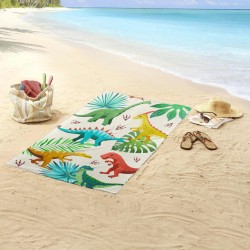 Good Morning Strandtuch DINOS 75x150 cm Mehrfarbig