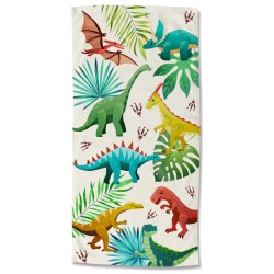 Good Morning Strandtuch DINOS 75x150 cm Mehrfarbig