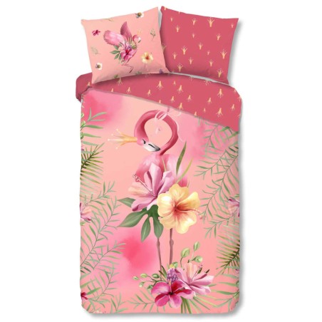 Good Morning Kinder-Bettwäsche-Set QUEEN 140x200/220 cm Rosa