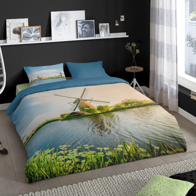 Good Morning Bettwäsche-Set WINDMILL 240x200/220 cm Mehrfarbig Good Morning Bettwäsche-Set WINDMILL 240x200/220 cm Mehrfarbig